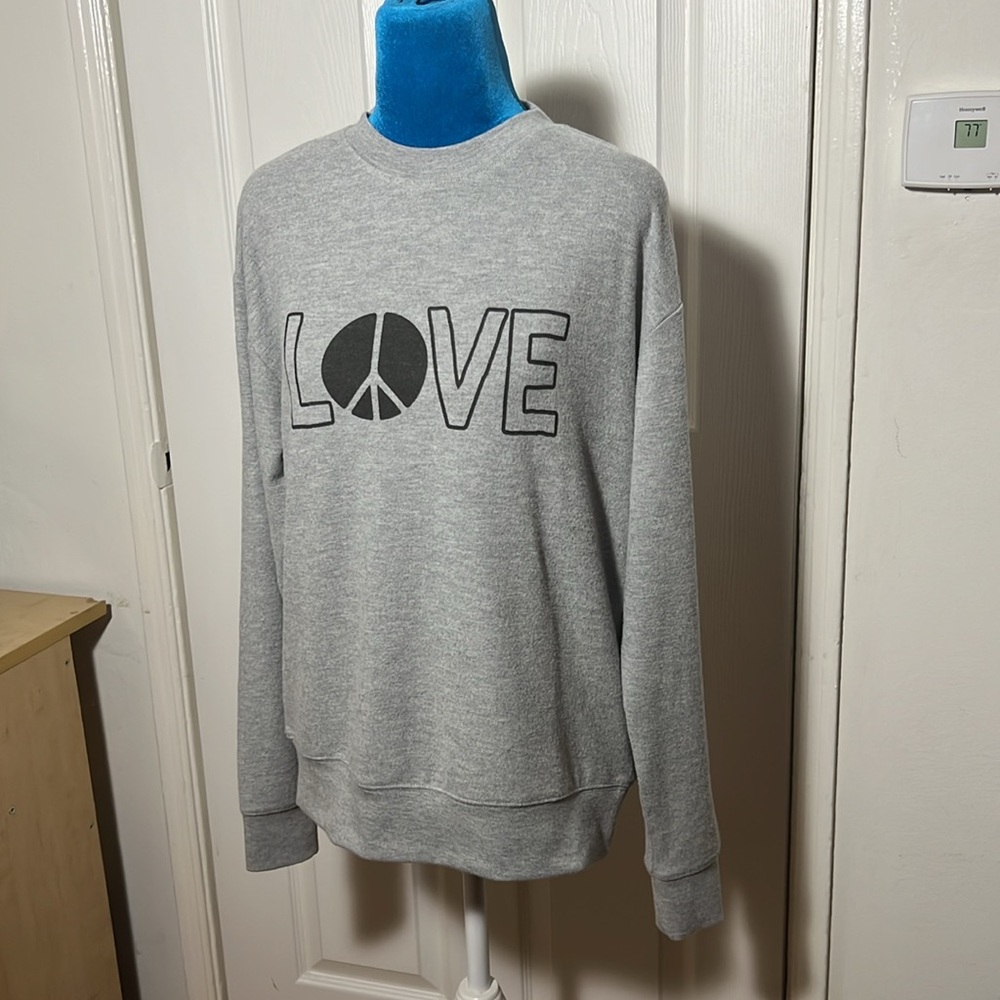 NWOT Spiritual Gangster LOVE Super Soft Crew Sweatshirt Small - Picture 3 of 7